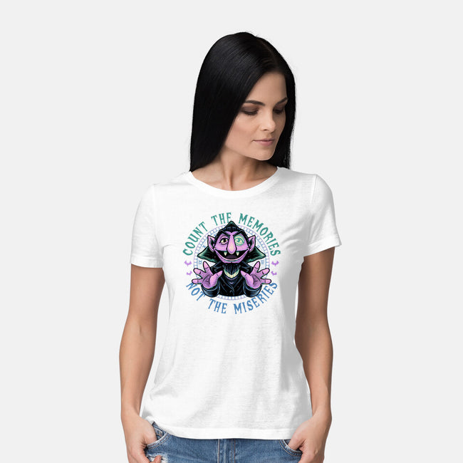 Count The Memories-Womens-Basic-Tee-glitchygorilla