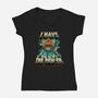 I Have The Pawer-Womens-V-Neck-Tee-retrodivision