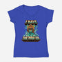 I Have The Pawer-Womens-V-Neck-Tee-retrodivision