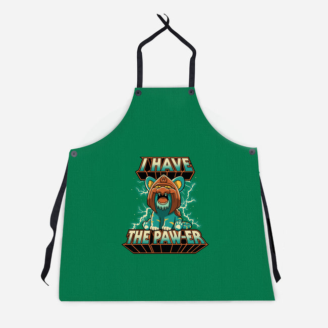I Have The Pawer-Unisex-Kitchen-Apron-retrodivision