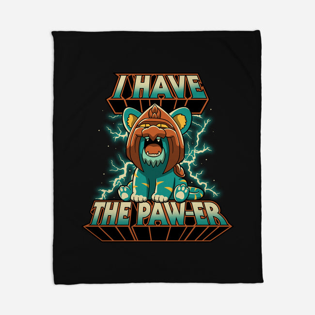 I Have The Pawer-None-Fleece-Blanket-retrodivision