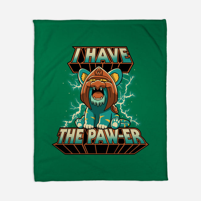 I Have The Pawer-None-Fleece-Blanket-retrodivision