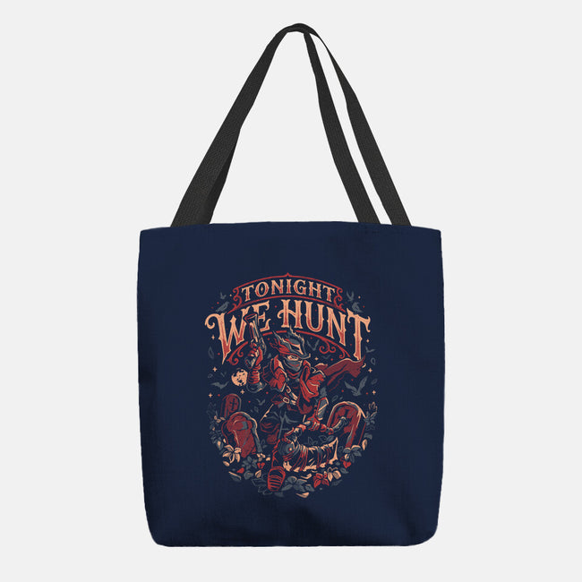 We Hunt-None-Basic Tote-Bag-eduely