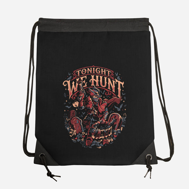 We Hunt-None-Drawstring-Bag-eduely