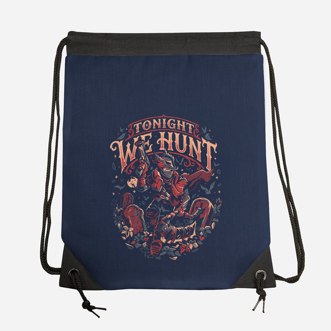 We Hunt-None-Drawstring-Bag-eduely