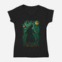 Starry Monster-Womens-V-Neck-Tee-ddjvigo