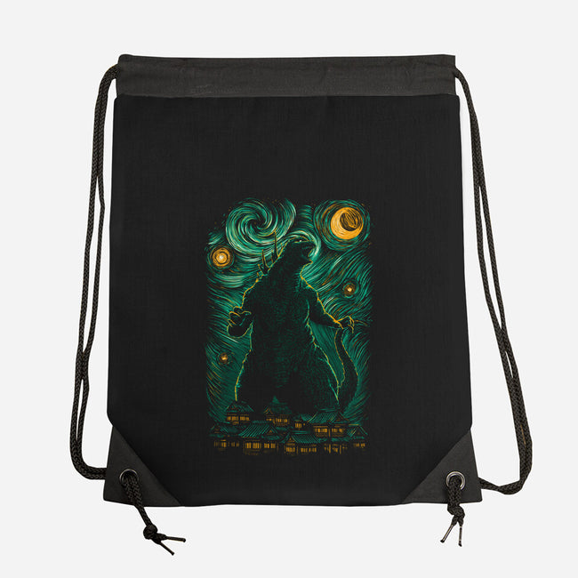 Starry Monster-None-Drawstring-Bag-ddjvigo