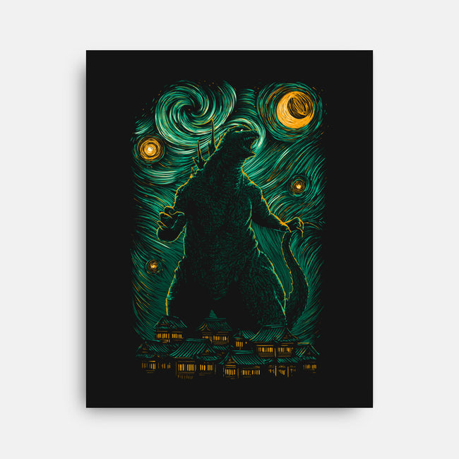 Starry Monster-None-Stretched-Canvas-ddjvigo