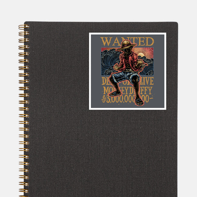 Wanted In The High Seas-None-Glossy-Sticker-glitchygorilla