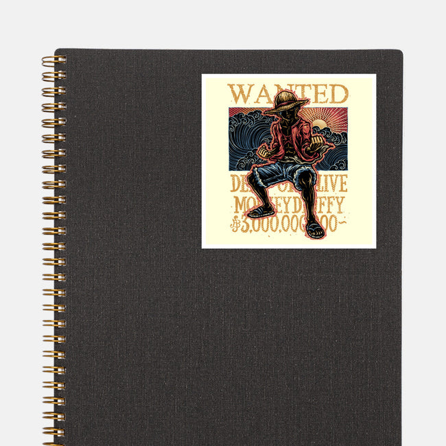 Wanted In The High Seas-None-Glossy-Sticker-glitchygorilla