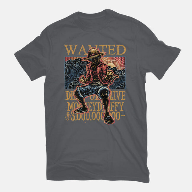 Wanted In The High Seas-Womens-Fitted-Tee-glitchygorilla