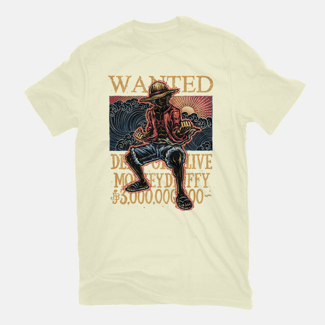Wanted In The High Seas-Mens-Basic-Tee-glitchygorilla