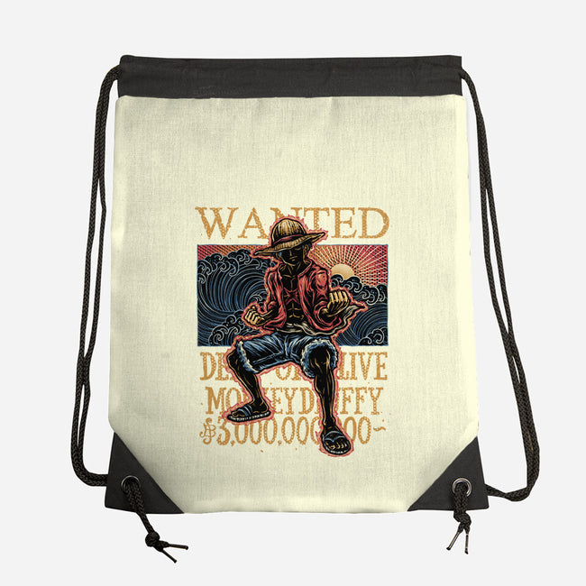 Wanted In The High Seas-None-Drawstring-Bag-glitchygorilla