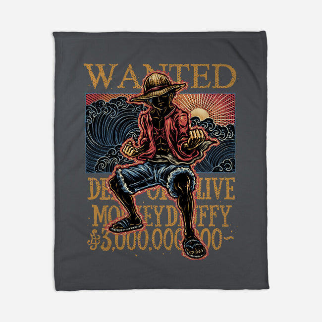 Wanted In The High Seas-None-Fleece-Blanket-glitchygorilla