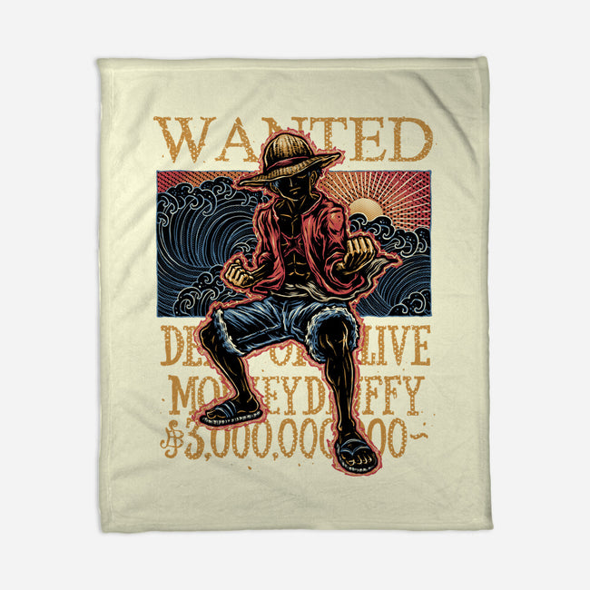 Wanted In The High Seas-None-Fleece-Blanket-glitchygorilla