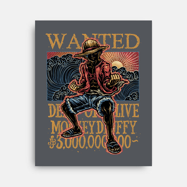Wanted In The High Seas-None-Stretched-Canvas-glitchygorilla