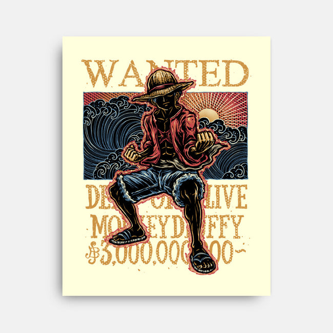 Wanted In The High Seas-None-Stretched-Canvas-glitchygorilla