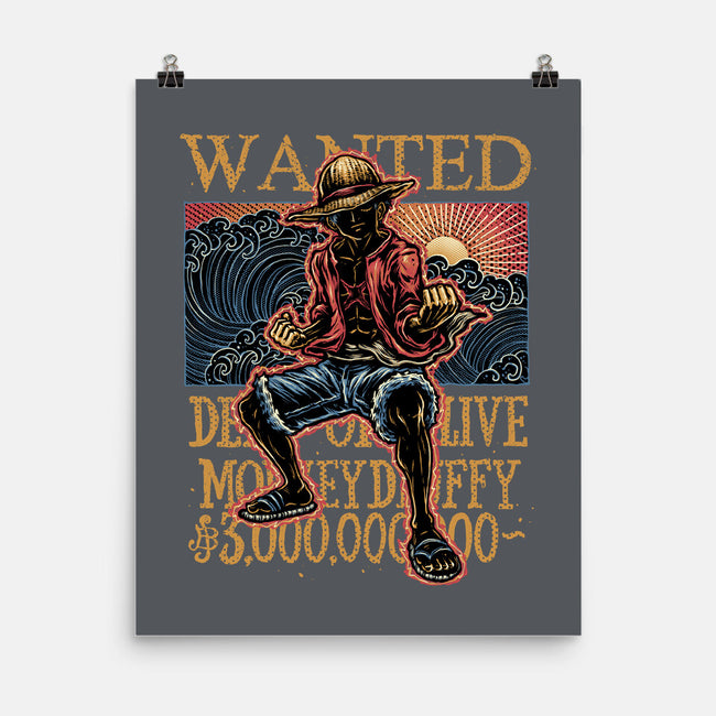 Wanted In The High Seas-None-Matte-Poster-glitchygorilla