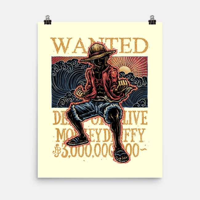 Wanted In The High Seas-None-Matte-Poster-glitchygorilla