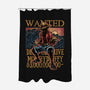 Wanted In The High Seas-None-Polyester-Shower Curtain-glitchygorilla