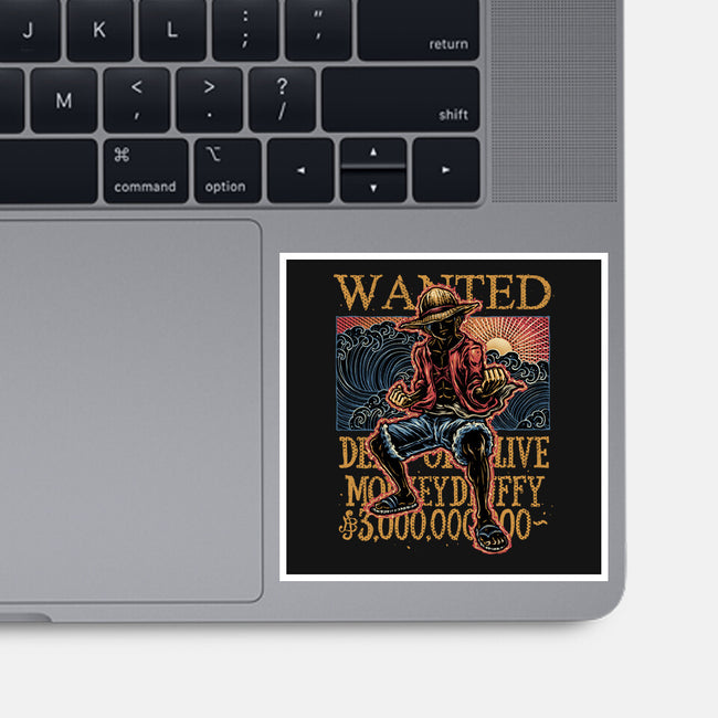 Wanted In The High Seas-None-Glossy-Sticker-glitchygorilla