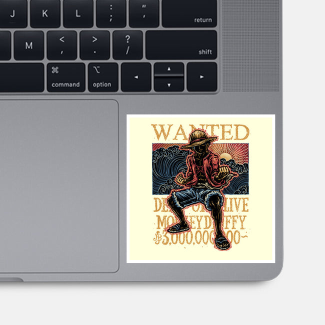 Wanted In The High Seas-None-Glossy-Sticker-glitchygorilla