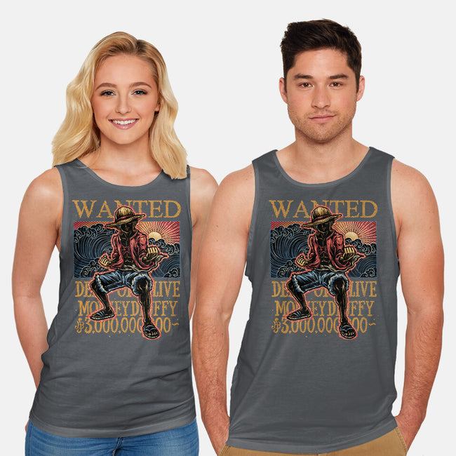 Wanted In The High Seas-Unisex-Basic-Tank-glitchygorilla
