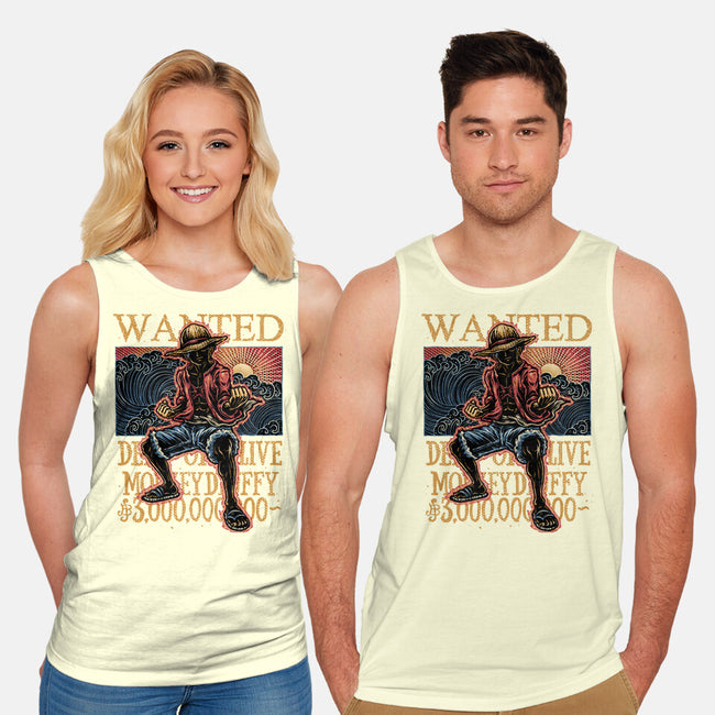 Wanted In The High Seas-Unisex-Basic-Tank-glitchygorilla