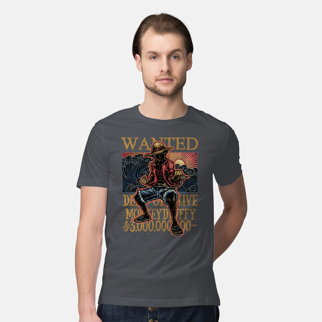 Wanted In The High Seas-Mens-Premium-Tee-glitchygorilla