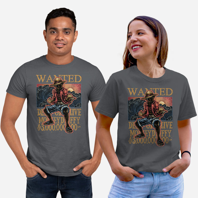 Wanted In The High Seas-Unisex-Basic-Tee-glitchygorilla