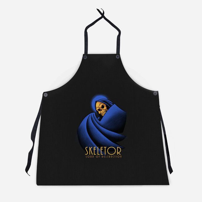 Warlord Of Eternian Shadows-Unisex-Kitchen-Apron-Astrobot Invention