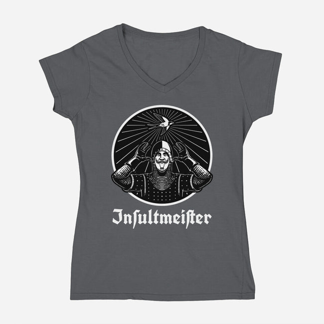 Insult Knight Movie Drink-Womens-V-Neck-Tee-Studio Mootant