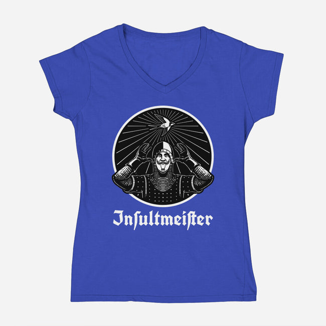Insult Knight Movie Drink-Womens-V-Neck-Tee-Studio Mootant