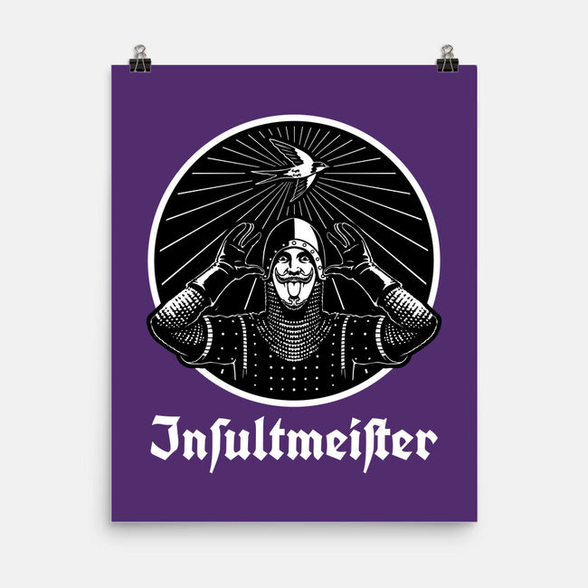 Insult Knight Movie Drink-None-Matte-Poster-Studio Mootant