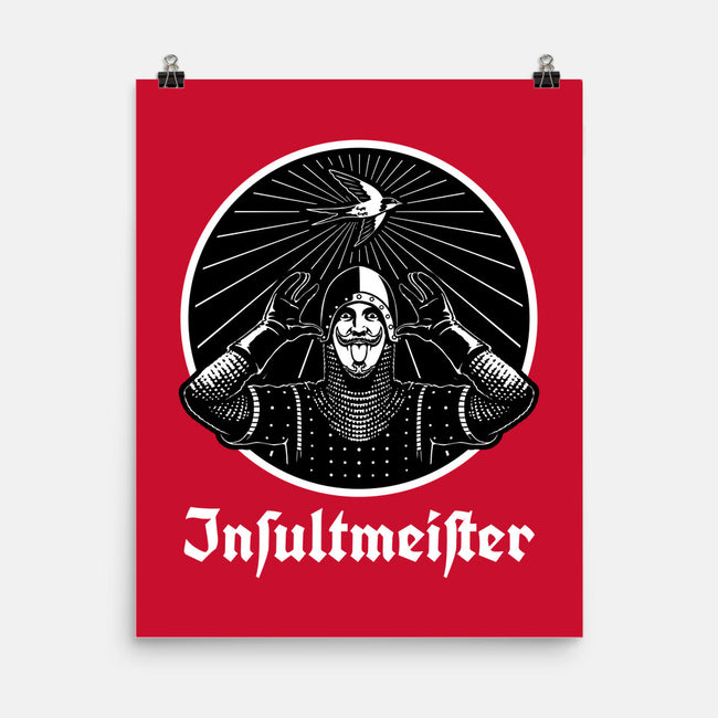 Insult Knight Movie Drink-None-Matte-Poster-Studio Mootant