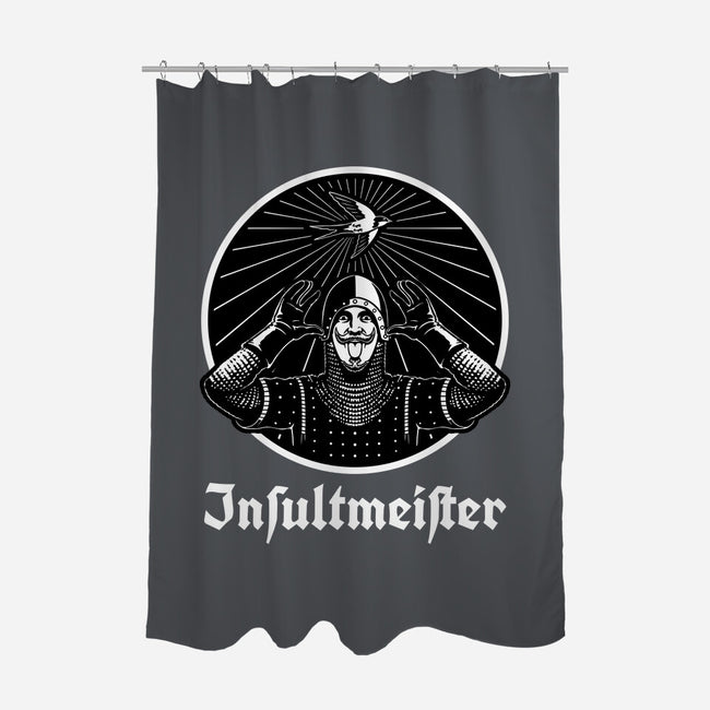 Insult Knight Movie Drink-None-Polyester-Shower Curtain-Studio Mootant