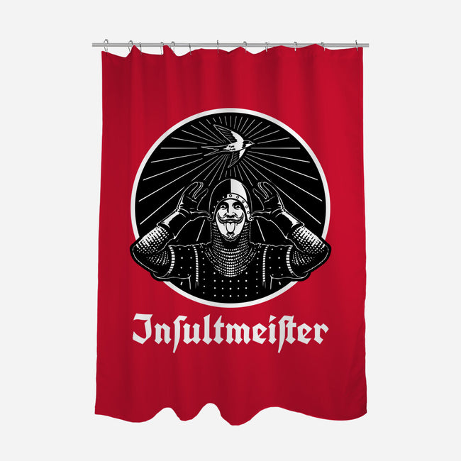 Insult Knight Movie Drink-None-Polyester-Shower Curtain-Studio Mootant