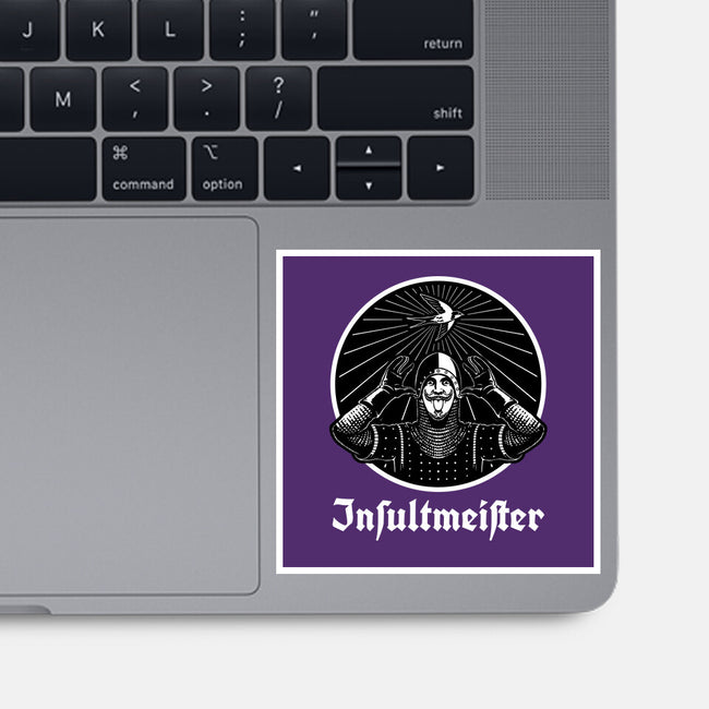 Insult Knight Movie Drink-None-Glossy-Sticker-Studio Mootant