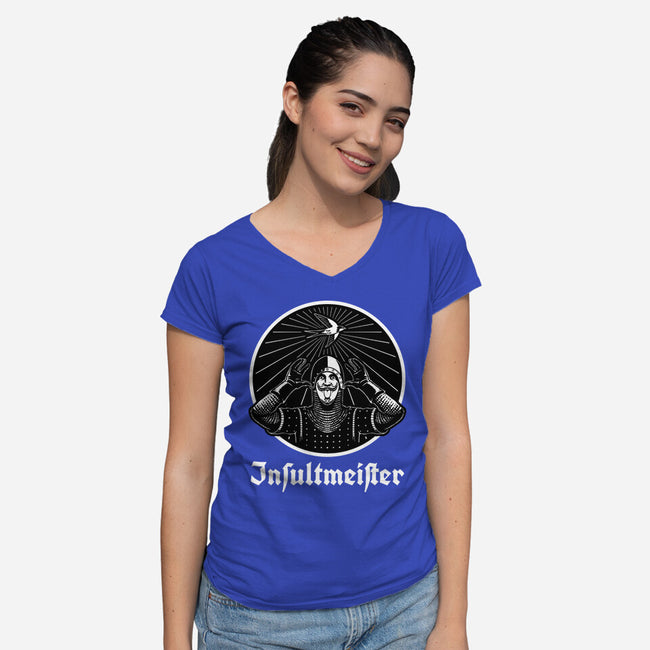 Insult Knight Movie Drink-Womens-V-Neck-Tee-Studio Mootant