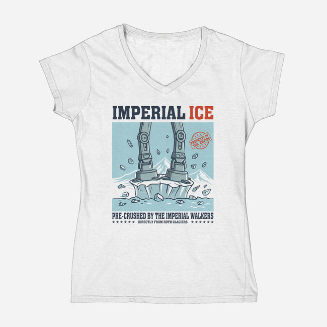Imperial ICE-Womens-V-Neck-Tee-erion_designs