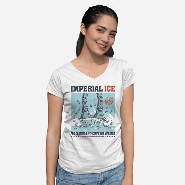 Imperial ICE-Womens-V-Neck-Tee-erion_designs