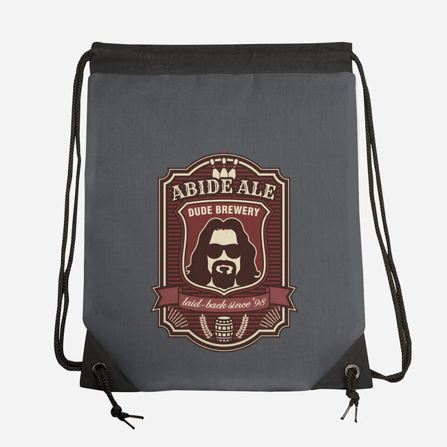Abide Ale-None-Drawstring-Bag-erion_designs