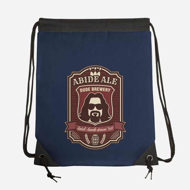 Abide Ale-None-Drawstring-Bag-erion_designs