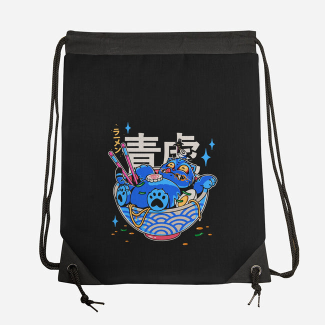 Blue Feast-None-Drawstring-Bag-Getsousa!