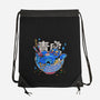 Blue Feast-None-Drawstring-Bag-Getsousa!