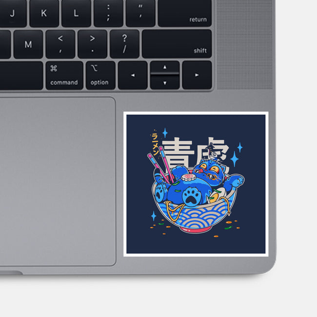 Blue Feast-None-Glossy-Sticker-Getsousa!