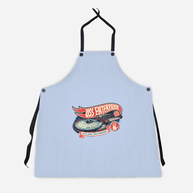 Cruise The Galaxy-Unisex-Kitchen-Apron-glitchygorilla