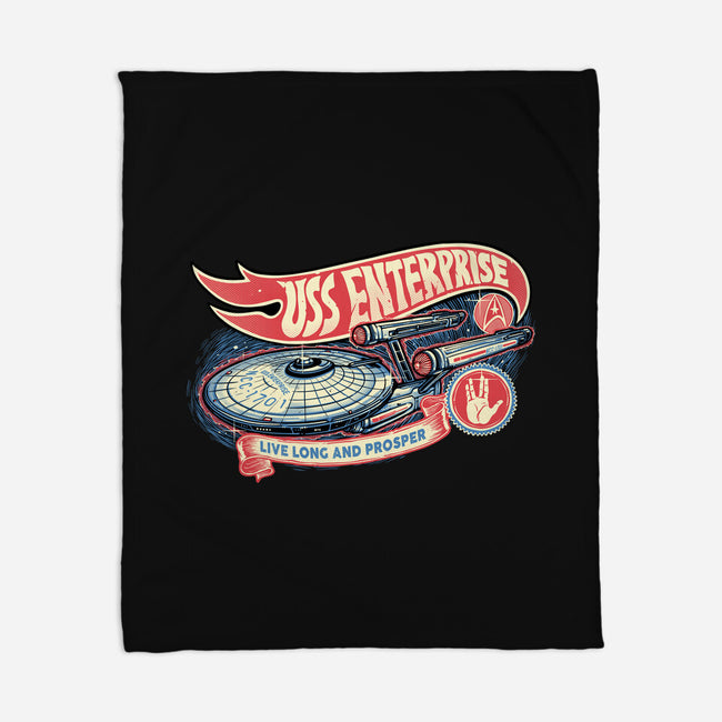 Cruise The Galaxy-None-Fleece-Blanket-glitchygorilla