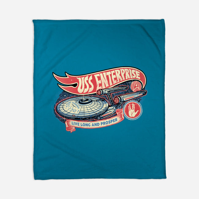 Cruise The Galaxy-None-Fleece-Blanket-glitchygorilla