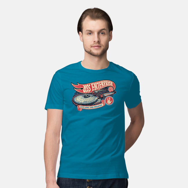 Cruise The Galaxy-Mens-Premium-Tee-glitchygorilla